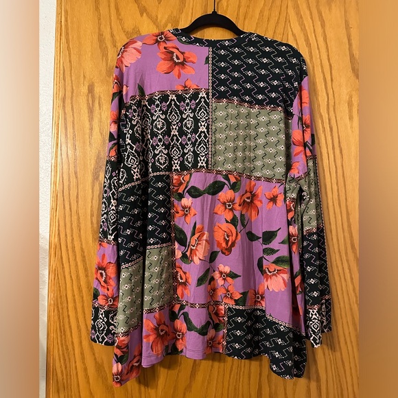 Johnny Was Multicolor Patchwork Blouse - Picture 4 of 13